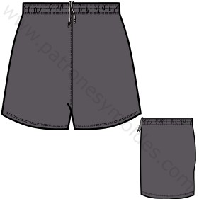 Patron ropa, Fashion sewing pattern, molde confeccion, patronesymoldes.com Short 9714 MEN Shorts